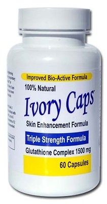 IVORY CAPS GLUTATHIONE SKIN WHITENING 1500 MG THISTLE