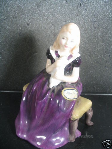 Royal Doulton AFFECTION HN2236 Girl On Piano Bench