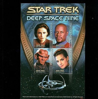 TANZANIA MNH SS MOVIES TV STAR TREK DEEP SPACE 9 KIRA NERYS QUARK 