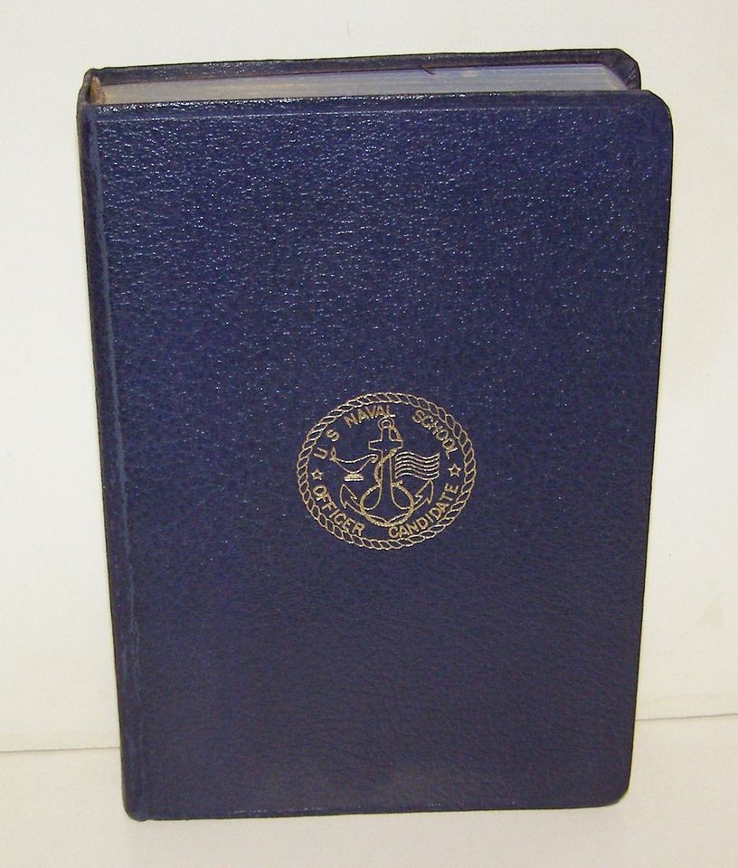 Holy Bible U.S. Naval Officer Candidate School 1966   King James 