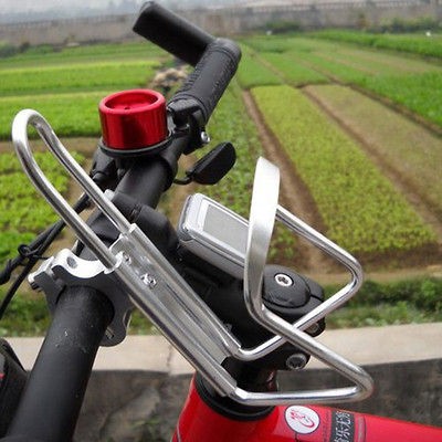 New Bike Bicycle Aluminum Alloy Handlebar Water Bottle Holder Rack 