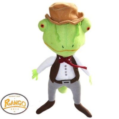 Rango lizard Plush toy 10 tall Stuffed Animal Doll