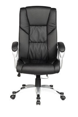   New Black Modern High Back Computer Leather Ergonomic Office Chair O15