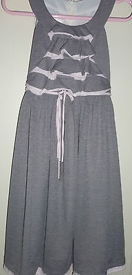 Chasing Fireflies Isabella & Chloe Pink/Gray Dress, Size 6, NEW