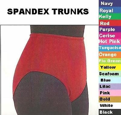   TRUNKS UNDIES UNDERWEAR Dance Cheerleader Costume COLOR & SIZE CHOICE