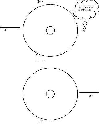 blank cd labels in CD, DVD & Disk Labels