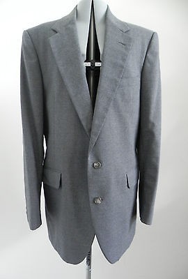 Mens Eagle Clothes Grey Solid Color Suit Blazer