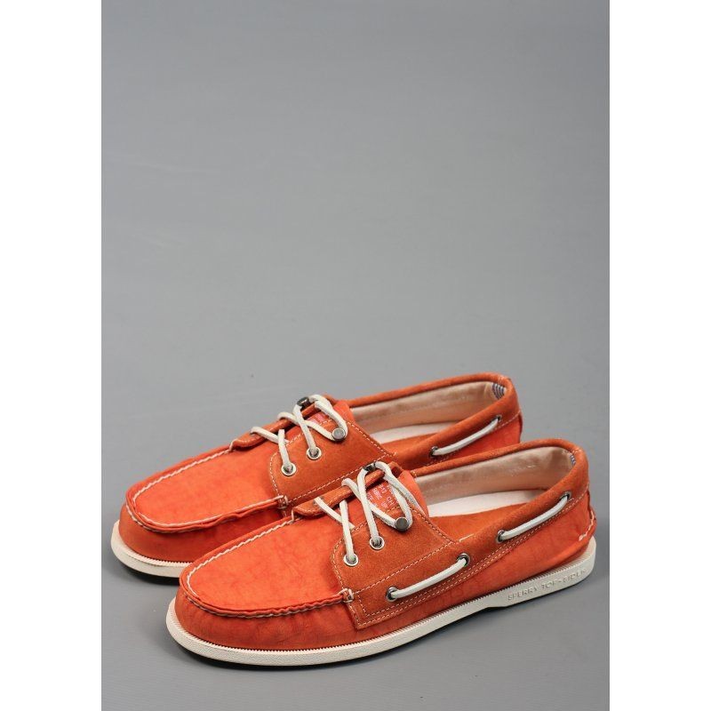 Sperry x Band of Outsiders 3 Eye Boat Shoes Orange