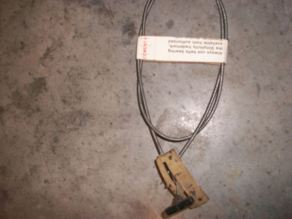 BOBCAT RANSOME RANSOMES MOWER CABLE PART # 78101 02