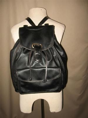 BOTTEGA VENETA Black Marco Polo Small Backpack   EXCELLENT CONDITION