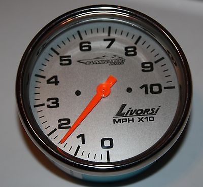 Livorsi Marine GPS Boat SPEEDOMETER 100 MPH Eliminator Logo GAUGE MINT 