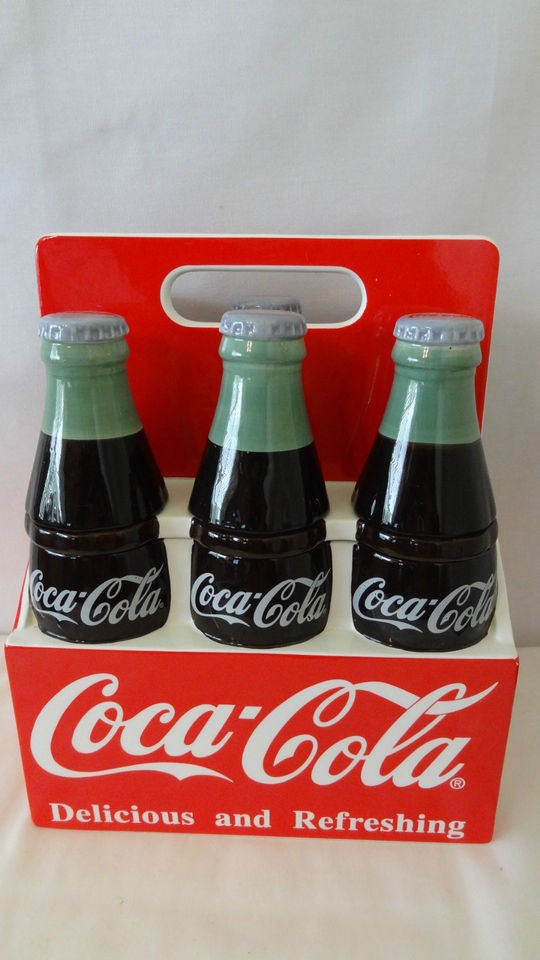 ENESCO 1996 SIX PACK OF COCA COLA COOKIE JAR #E581