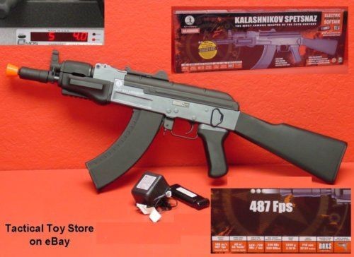 aeg AK47 SPETSNAZ KALASHNIKOV beta AK 47 RIS Airsoft METAL 487fps Hi 