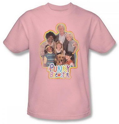 Punky Brewster Pb Distressed Pink Adult Shirt NBC163 AT