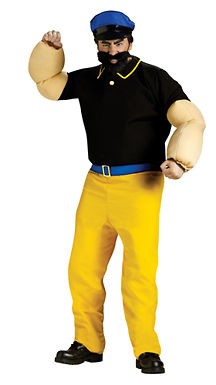 BRUTUS BLUTO LICENSED ADULT COSTUME POPEYE NEW LICENSED