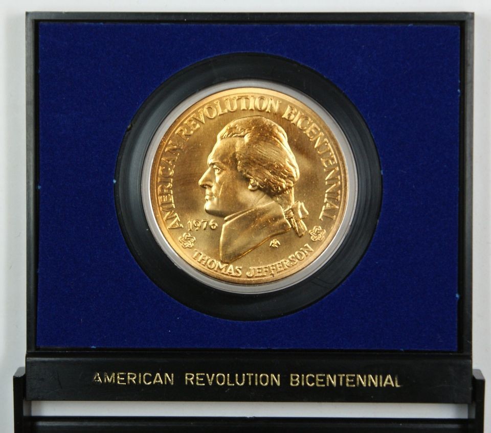   American Revolution Bicentennial U.S. Mint Bronze Medal w/ Case