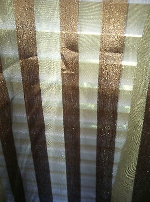 brown sheer curtains in Curtains, Drapes & Valances