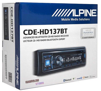    HD137BT CD//USB Receiver w/ HD Radio/ Bluetooth Built In /PANDORA