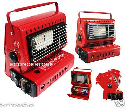 Double Coherent Butane Gas Ceramic Burner Source Heater Warmer OutDoor 