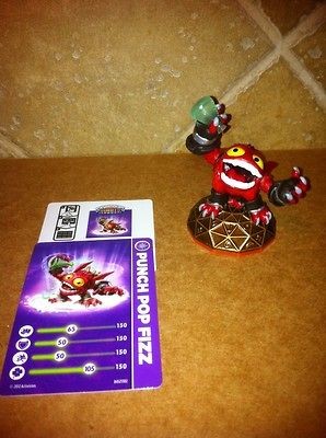 Skylanders GIANTS   PUNCH RED POP FIZZ   Loose & NEW   Combined 