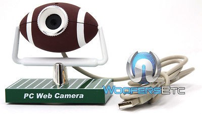 FOOTBALL USB PC WEBCAM VIDEO CHAT CAMERA 12 FPS WINDOWS SKYPE AIM MSN 