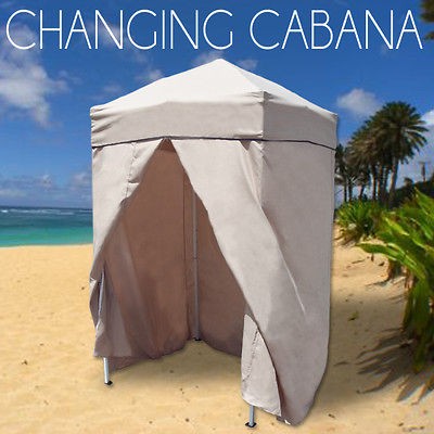 Portable Cabana Camping Pool Beach Tent Changing Room EZ Pop Up Sun 