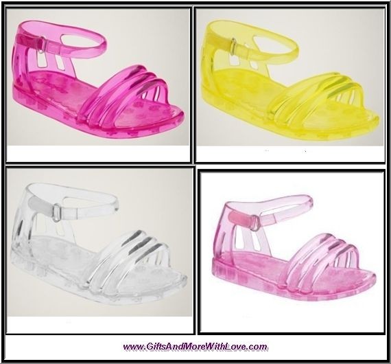 Baby Gap NWT JELLY 3 STRAP DRESS WATER SANDALS SHOES US 3 4 5 6 7 ~ U 