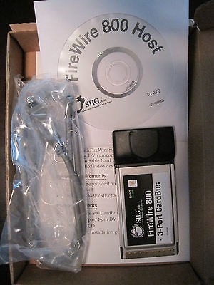 BRAND NEW SIIG Firewire 800 3 port CardBus