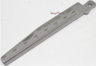 Camillus USA Folding Pocket Feeler Gauge Blank Custom Knife Making 