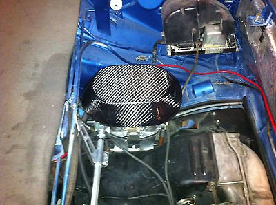 Porsche 914 Carbon fiber rain hat set Webber Delorto dual carb