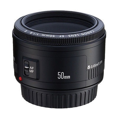 Canon EF 50mm F/1.8 II Lens for 50D 60D 7D 550D 600D Mark II Rebel T1i 