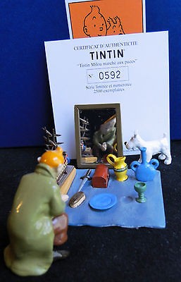 TINTIN PIXI   TINTIN et MILOU MARCHÉ aux PUCES   HERGÉ  Moulinsart 