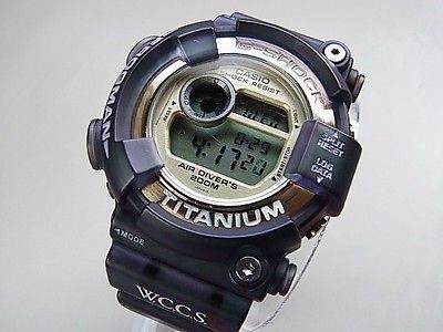 SHOCK FROGMAN DW 8201 8200 SMOKE GOLD CASIO 200 M DIVER’S WATCH 