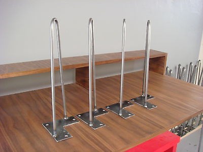 16 length; Mid Century Style hairpin legs