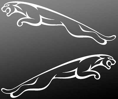 Jaguar Leaping Cat Car Sticker Set   Decals Leapers XJS X Type S Type 