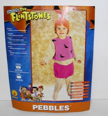 Pebbles The Flintstones Costume Small 4 6 #11606