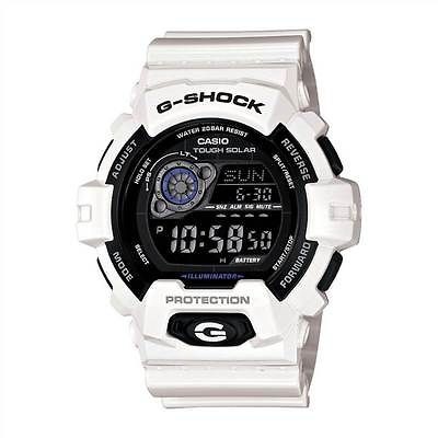 Casio Mens GR8900A 7 G Shock Tough Solar Digital White Resin Sport 