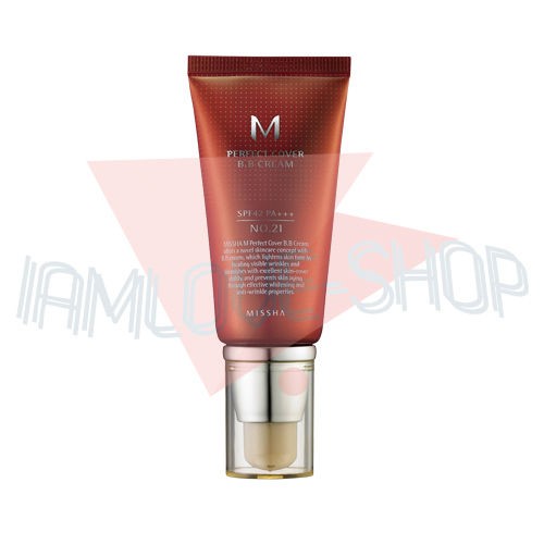 Missha] M Perfect Cover BB Cream 50ml # 21 SPF42 PA+++ 3 Free Samples 