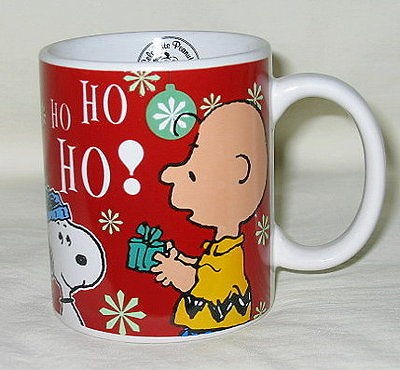   Peanuts 60th Anniversary Snoopy & Charlie Brown Christmas Mug