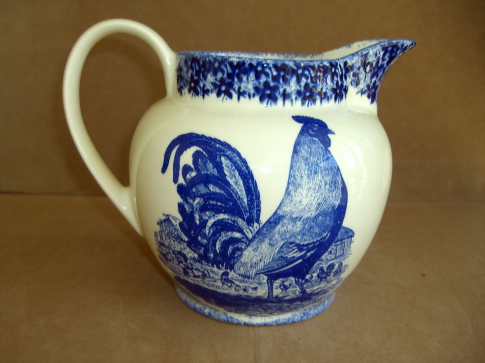   Milk or Water Pitcher Moorland Chelsea Works Burslem 6 3/4 Tall