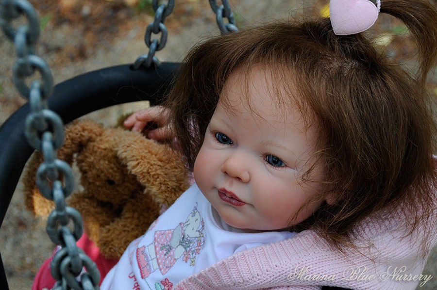 REBORN BABY ♥ CHLOE/CAMILLE♥ ANN TIMMERMAN ♥ HUMAN HAIR 