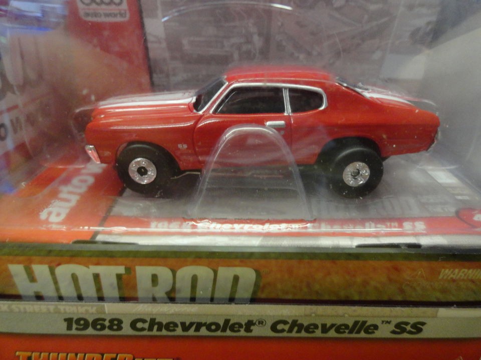 Autoworld Thunderjet R10 68 Chevrolet Chevelle SS (Red) HO Scale Slot 