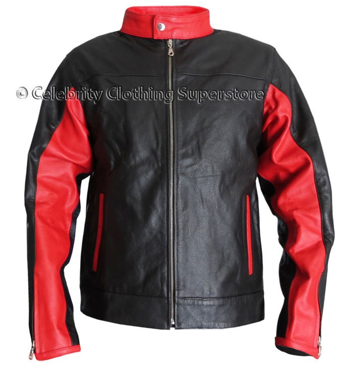 Batman Dark Knight   Real Leather Biker Jacket   (Tailor Made)