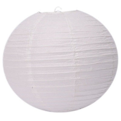 New lot 5 12 Inch Chinese Paper Lanterns for Party Decor 12 White