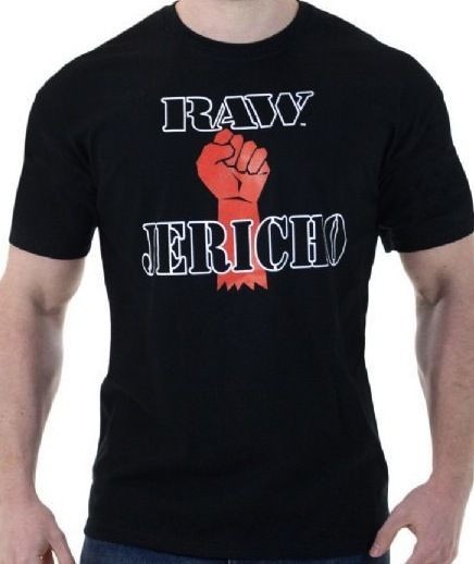 Chris Jericho RAW IS JERICHO WWE Authentic T Shirt OFFICIAL LICENSED 