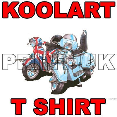 ADULTS OR KIDS T SHIRT VESPA LAMBRETTA SCOOTERS # 1564