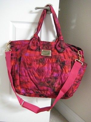 NWT MARC BY MARC JACOBS Pretty Nylon Eliza Baby Bag Tote Kava Red 