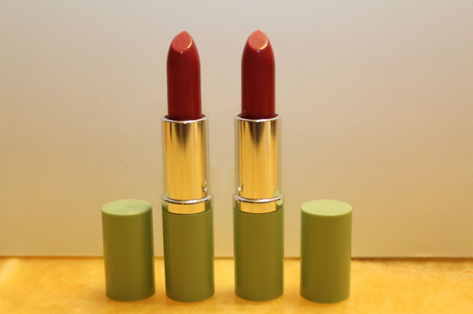 New 2 x Clinique Long Last Lipstick Color GLAZED　 BERRY, Full 