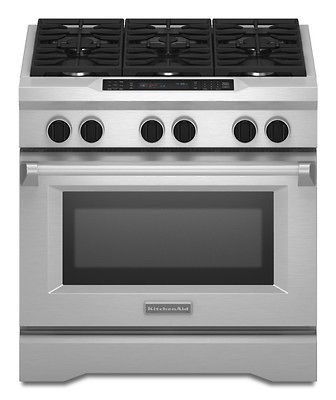 KitchenAid 36 Dual Fuel Range Stainless KDRS467VSS