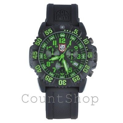 Luminox COLORMARK CHRONOGRAPH 3097  Black Rubber Strap  44mm  200M 